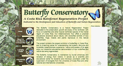 Desktop Screenshot of butterflyconservatory.org