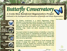 Tablet Screenshot of butterflyconservatory.org